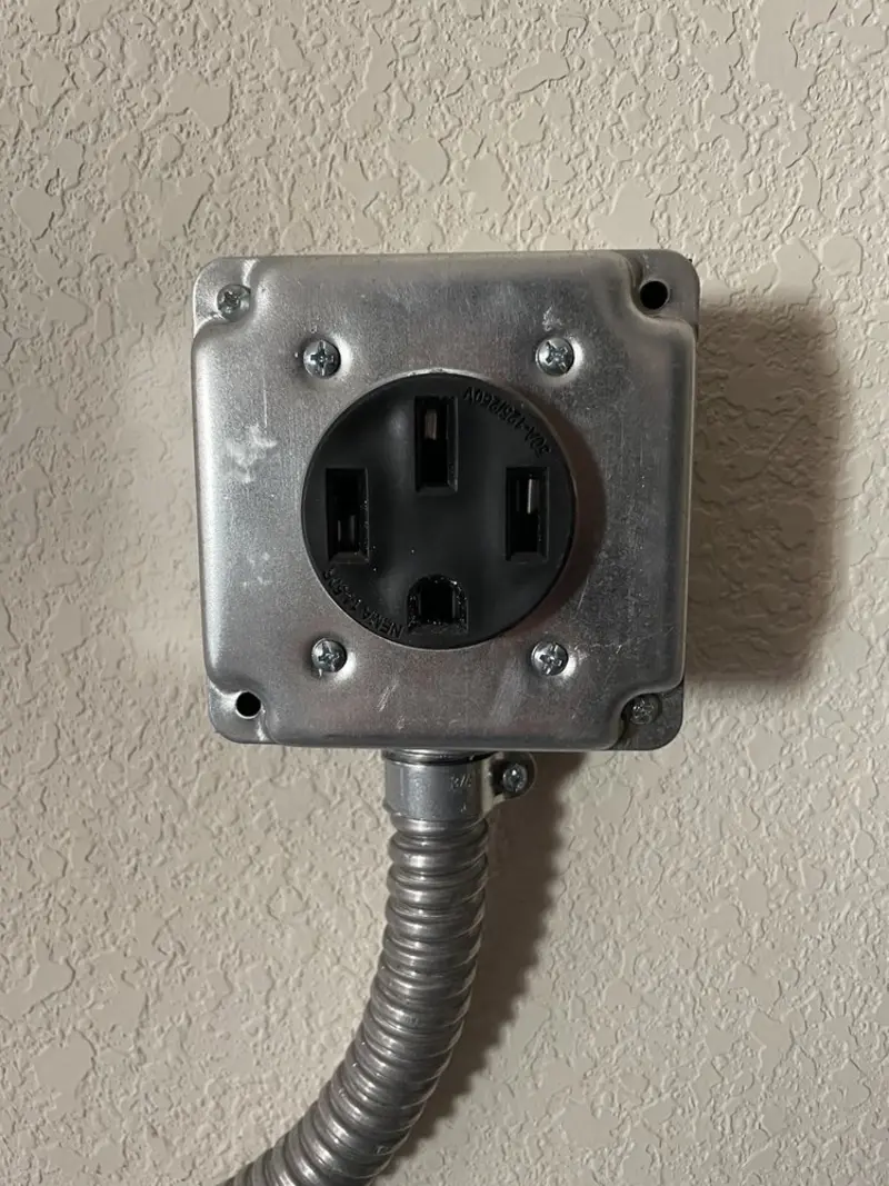 NEMA 14-50 outlet installed for Electrical Panel Upgrade in Decatur